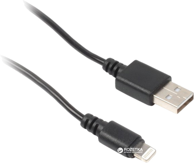 Cablexpert USB do Apple Lightning 1m Czarny (CC-USB2-AMLM-1M)