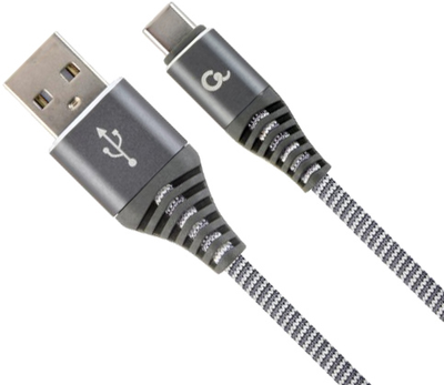 Cablexpert USB - USB Type-C 1 m Szary (CC-USB2B-AMCM-1M-WB2)