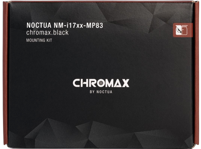 Adapter uniwersalny Noctua NM-i17xx-MP83 Chromax Black do LGA1700