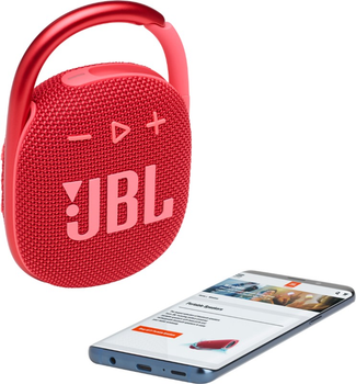 Акустична система JBLClip 4 Red (JBLCLIP4RED)