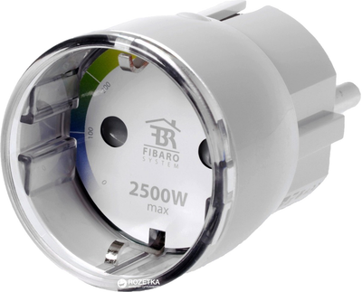 Розумна розетка FIBARO Wall Plug Z-Wave Біла (FGWPF-102_ZW5)