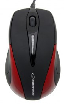 Mysz Esperanza EM102 USB Czarno-czerwona