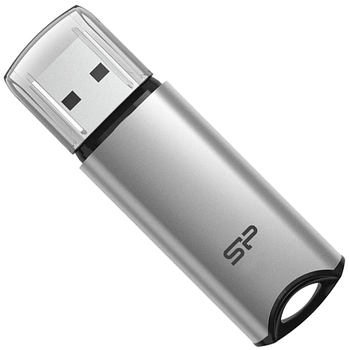 Silicon Power Marvel M02 64GB USB 3.2 Silver (SP064GBUF3M02V1S)
