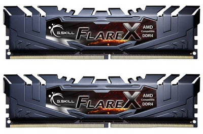 Оперативна пам'ять G.Skill DDR4-3200 16384MB PC4-25600 (Kit of 2x8192) Flare X Black (F4-3200C14D-16GFX)