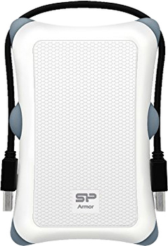 Зовнішня кишеня Silicon Power Armor A30 для HDD 2.5" USB 3.0 White (SP000HSPHDA30S3W)