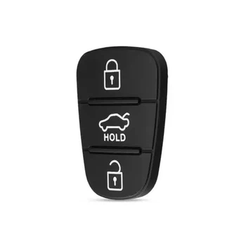 Кнопки для викидного ключа Hyundai Kia, 3кн Hold, гумові (117181)