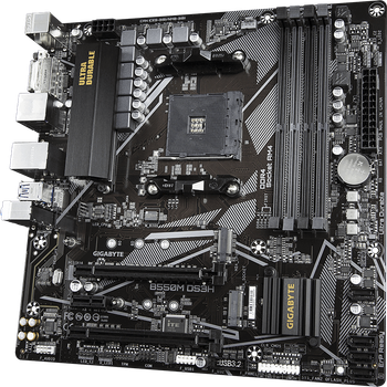 Płyta główna Gigabyte B550M DS3H (rev. 1.0) (sAM4, AMD B550, PCI-Ex16)