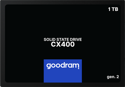 Dysk SSD Goodram CX400 Gen.2 1TB 2.5" SATAIII 3D NAND TLC (SSDPR-CX400-01T-G2)