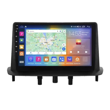 Штатная магнитола 9" Lesko для Renault Megane III Рестайлинг 2012-2014 2/32Gb CarPlay 4G Wi-Fi GPS Prime