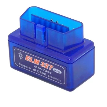Мини Bluetooth ELM327 V2.1 OBD2 сканер диагностики показателей авто (284266)