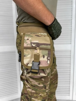 Тактическая Сумка поясная на ногу SWAT \ армейская сумка на ногу / Тактическая сумка на ногу