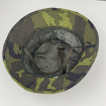 Тактическая боевая военная панама с подкладкой из сетки ВСУ 1053 6630 60 размер камуфляж зеленый