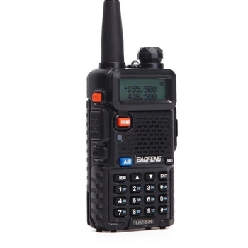 Двухдиапазонная портативная радиостанция Baofeng UV-5R + гарнитура - Черный