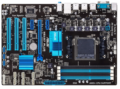 Материнська плата ASUS M5A97 PLUS Socket AM3+ DDR3 OEM Refurbished