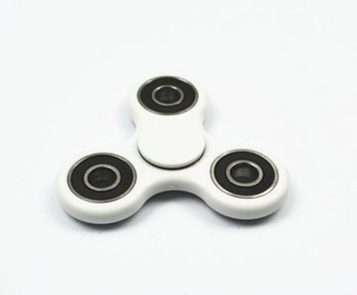 White best sale fidget spinner