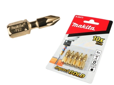 Биты торсионные PZ2 25 мм Makita B-28472 (5 шт)