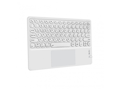 Бездротова Bluetooth клавіатура AIRON Easy Tap 2 Bluetooth White (4822352781089)