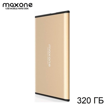Зовнішній жорсткий диск Maxone 2.5 In 320GB HDD Gold