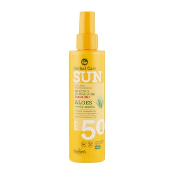 Водостойкое молочко для загара SPF 50 для всей семьи Herbal Care Farmona 200 мл 5900117972830