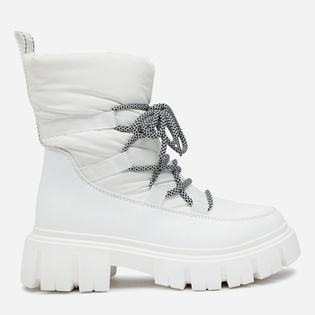 Жіночі зимові черевики високі Jenny Fairy HY211257 37 24 см Білі (5904862252292)