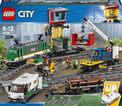 Zestaw klocków LEGO City Pociąg towarowy 1226 elementów (60198)