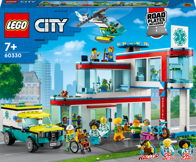 Zestaw klocków LEGO City Szpital 816 elementów (60330)