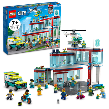Zestaw klocków LEGO City Szpital 816 elementów (60330)