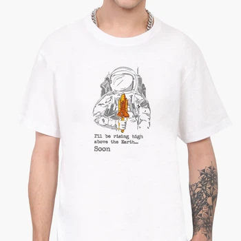Футболка мужская Космос (Space) (9223-2026) M Белая