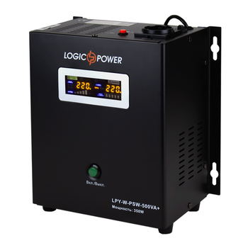 ИБП LogicPower LPY-W-PSW-500VA+ (350Вт) 5A/10A с правильной синусоидой