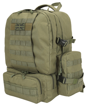 Рюкзак тактический военный армейский KOMBAT UK Expedition Pack оливковый 50л (SK-kb-ep51-olgr)