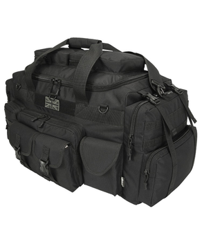 Сумка тактична дорожня для речей KOMBAT UK Saxon Holdall 100л чорний (SK-kb-sh100-blk)