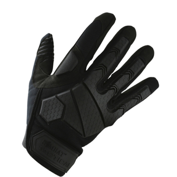 Рукавиці тактичні військові польові рукавички тактичні KOMBAT UK Tactical Gloves L чорний (SK-kb-atg-blk-l)