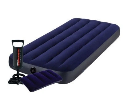 Надувной матрас Intex 64756-2, 76 x 191 x 25 cм, с подушкой и ручным насосом