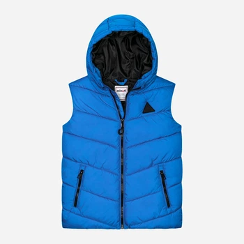 Дитячий стьобаний дутий жилет Minoti 11GILET 2 37394JNR 98-104 см Синій (5059030942335)