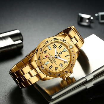 Мужские часы Tevise T839A Gold (1047)