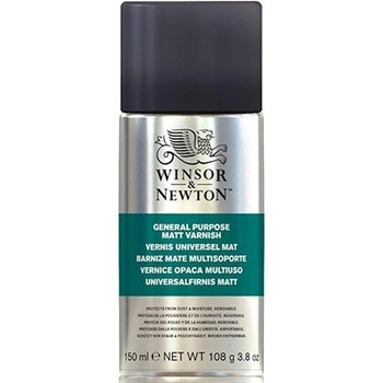 Лак матовый универсальный (аэрозоль) Winsor&Newton Matt Warnish, 150 мл