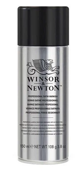 Лак-спрей сатиновый универсальный Winsor&Newton Artists Satin Varnish, 150 мл