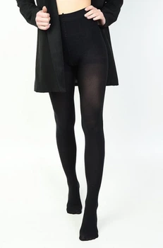 Колготки фантазійні з 3D системою MIRROR 50 den KNITTEX р.3/M (графітні/grafite)