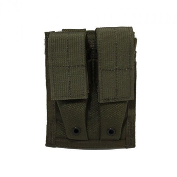 Подсумок Flyye Molle Double 9mm Mag Pouch Ranger Green