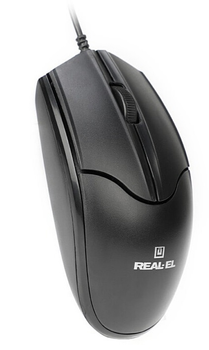 Мышь REAL-EL RM-410 Silent Black (EL123200025)