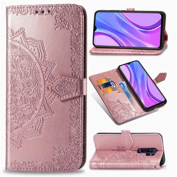 Чохол Vintage для Xiaomi Redmi 9 книжка шкіра PU рожевий Без бренду