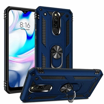 Чехол Shield для Xiaomi Redmi 8 Бампер противоударный Dark-Blue