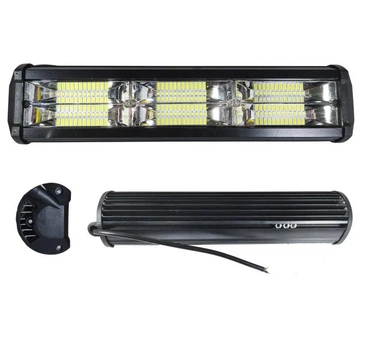 Светодиодная балка, дополнительная фара, led люстра прожектор 72 LED 120W 10000Lm 34см Белый (05002)