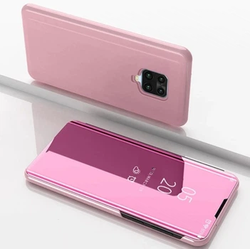 Чехол-книжка Mirror для Xiaomi Redmi Note 9S / Note 9 Pro Зеркальная розовый Без Бренда
