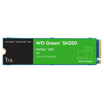 Накопитель SSD 1TB WD Green SN350 M.2 2280 PCIe 3.0 x4 3D TLC (WDS100T3G0C)