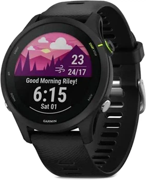 Smartwatch Garmin Forerunner 255 Music 46 mm Czarny (010-02641-30)