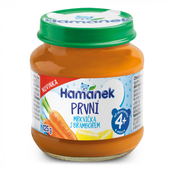 Дитяче пюре Hamanek Перша ложка морква та картопля 125 г (1215143)