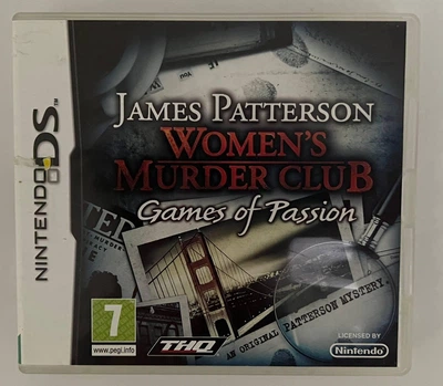 James Patterson Women's Murder Club Games of Passion, Б/У, &nbsp;английская версия - картридж к Nintendo DS