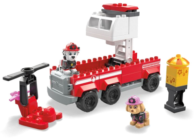 Klocki konstrukcyjne Mega Bloks Psi Patrol Wóz Strażacki Marshalla (HHN05)