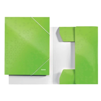 Папка А4 на гумці LEITZ WOW картонна тонка салатовий (3982-00-54)